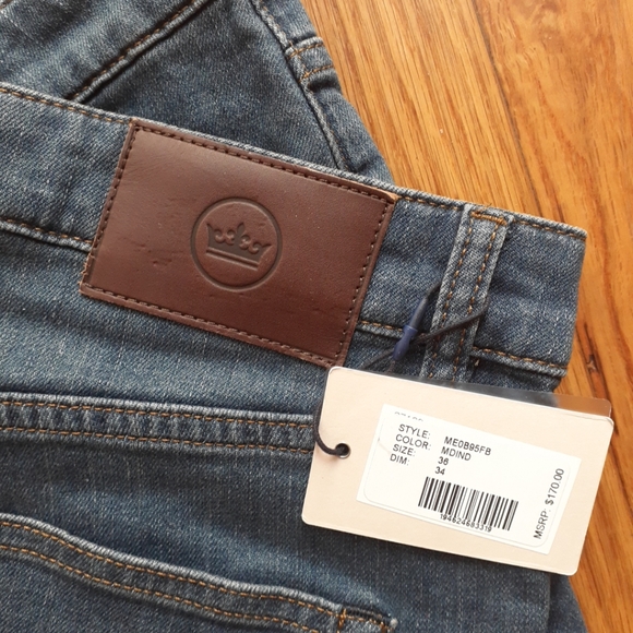 Peter Millar Men's Pilot Mill Jeans 36×34 NWT - Picture 2 of 3